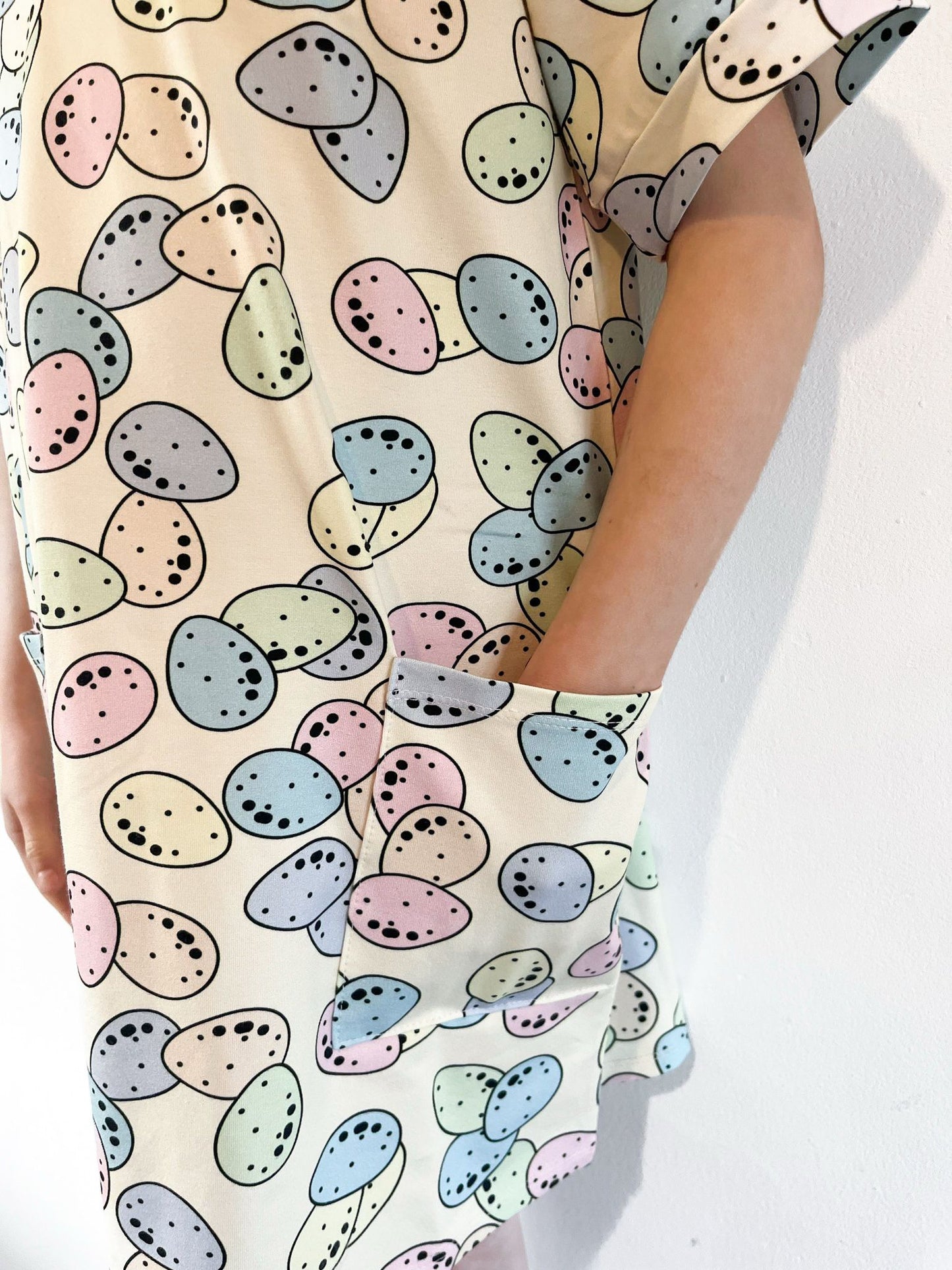 Pre Made Chocolate Egg Smock Dress