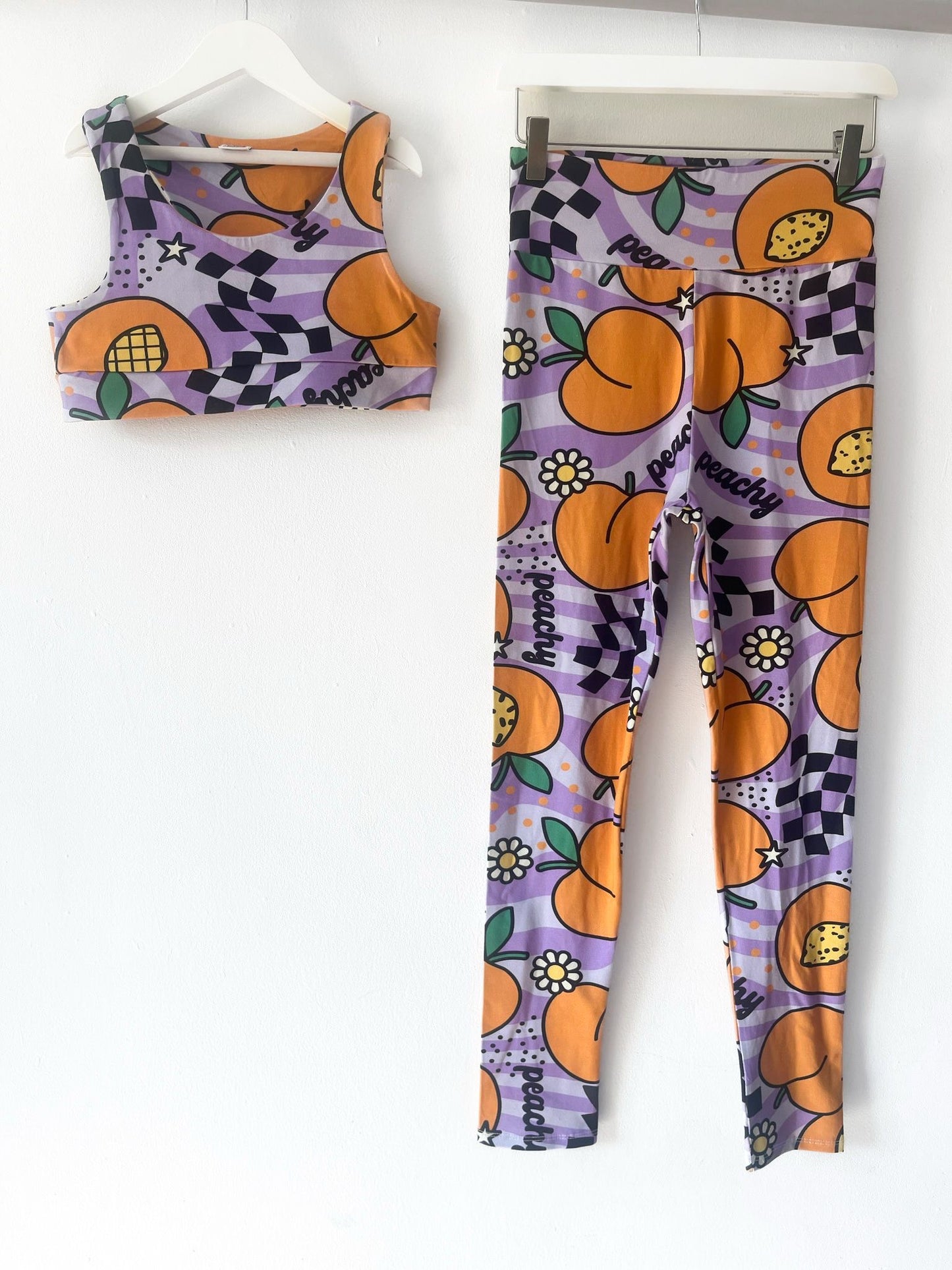 Pre Made Comfy Adult Leggings - Peachy