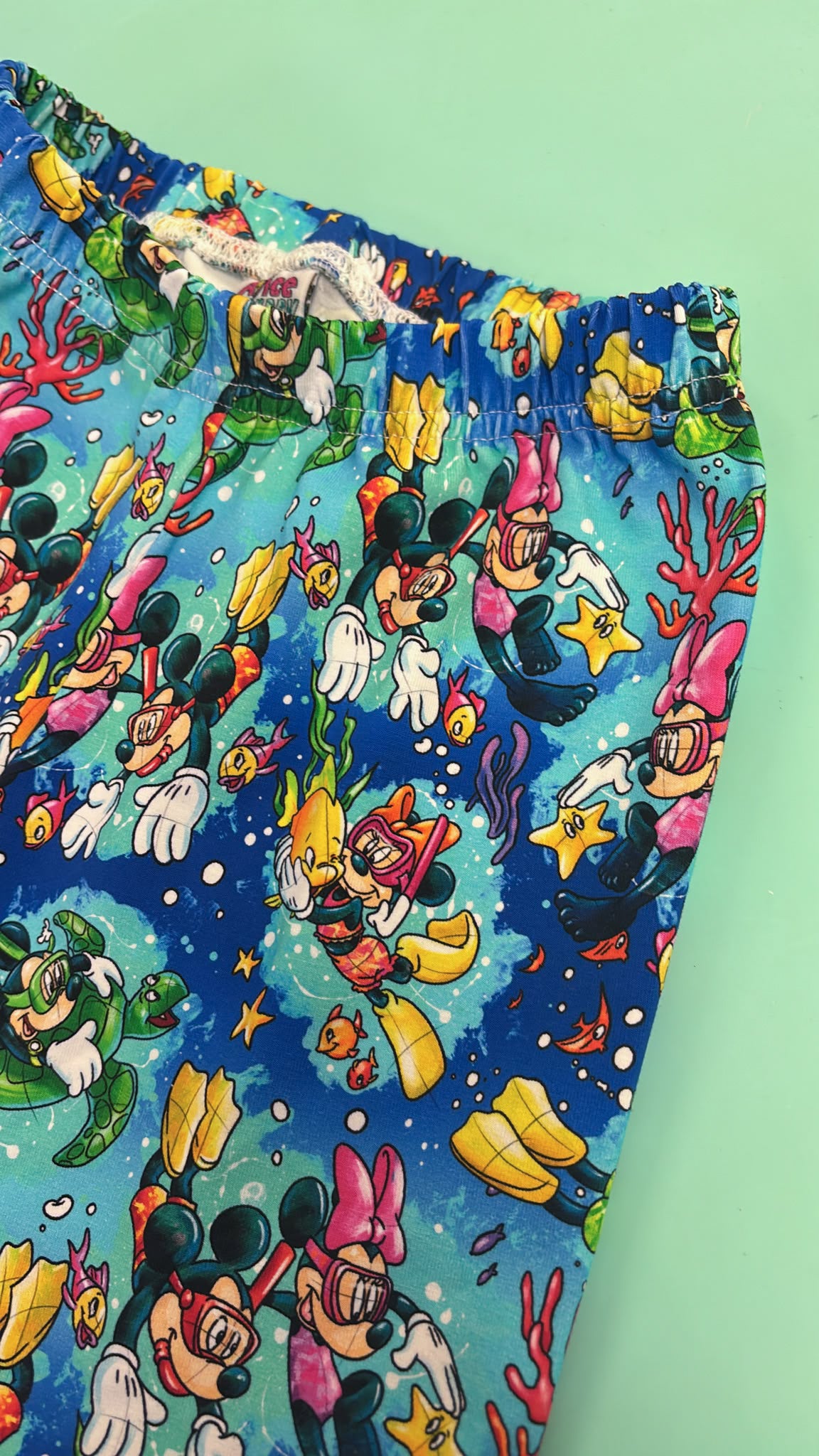 Pre Made Mouse Diving Cycle Shorts
