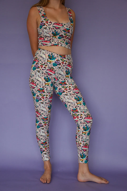 Pre Made Comfy Adult Leggings - Pride Tatz