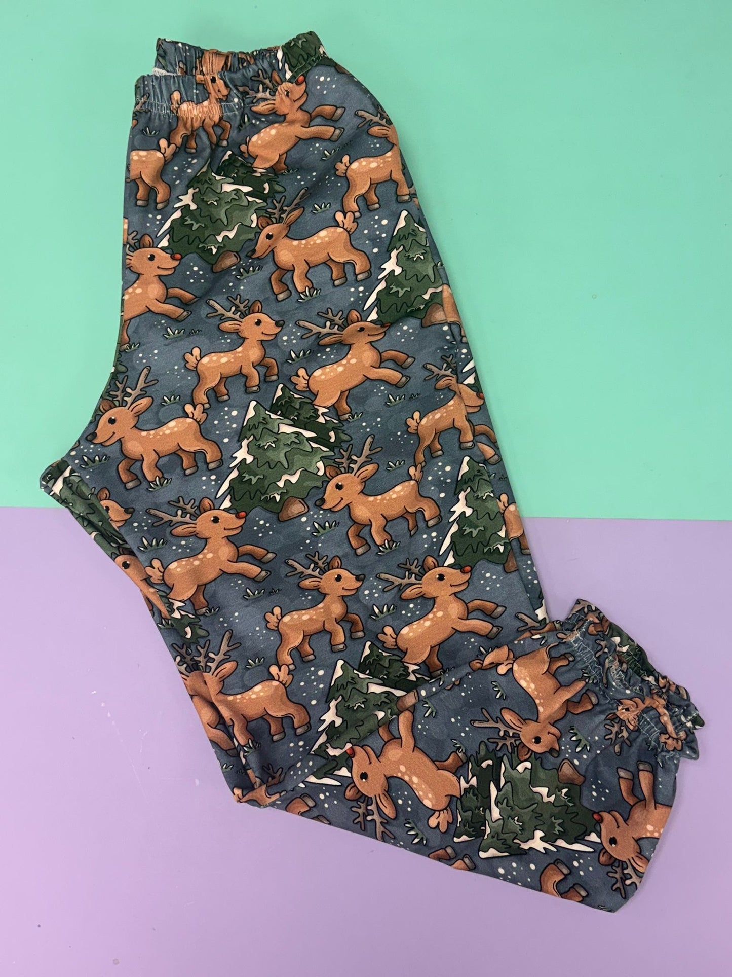 Jolly Reindeer Kids Baggy Trousers