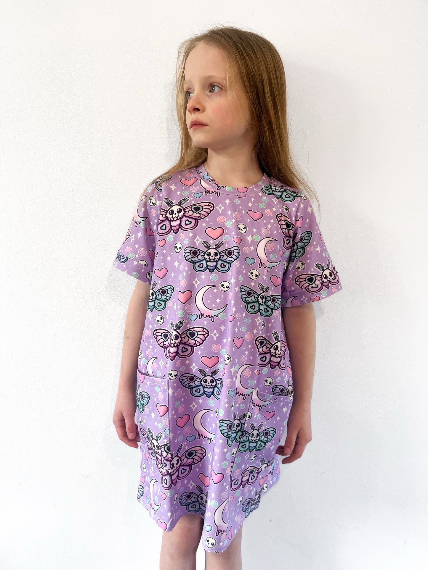 Pre Made Pastel Death Moth Smock Dress