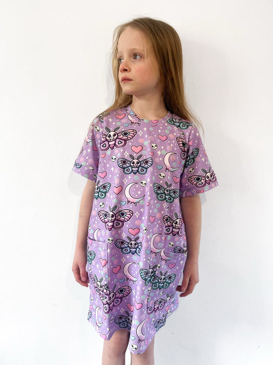 Pre Made Pastel Death Moth Smock Dress