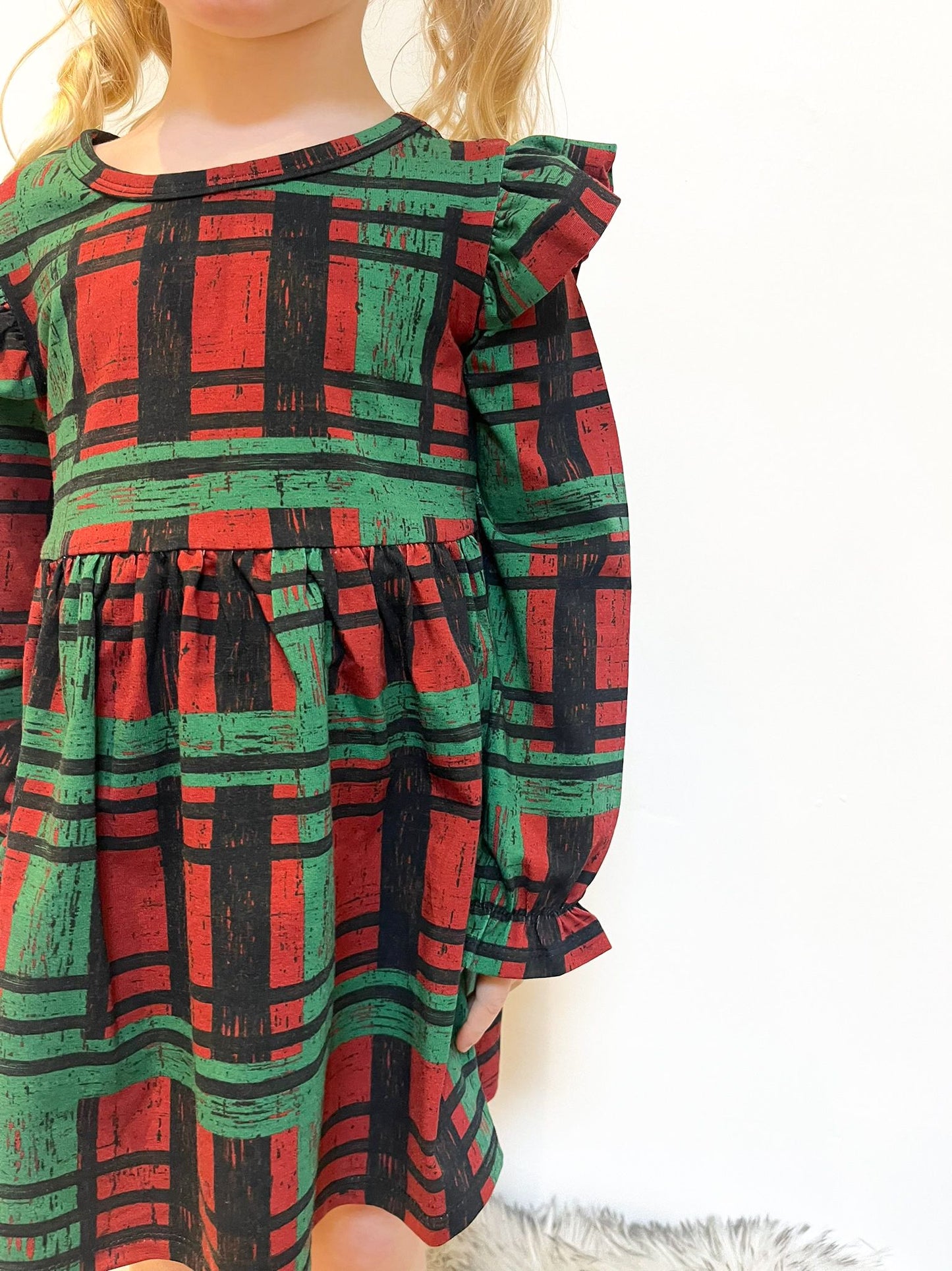 Pre Made Grunge Check Ruffle Dresses - Rebel Cute Edition