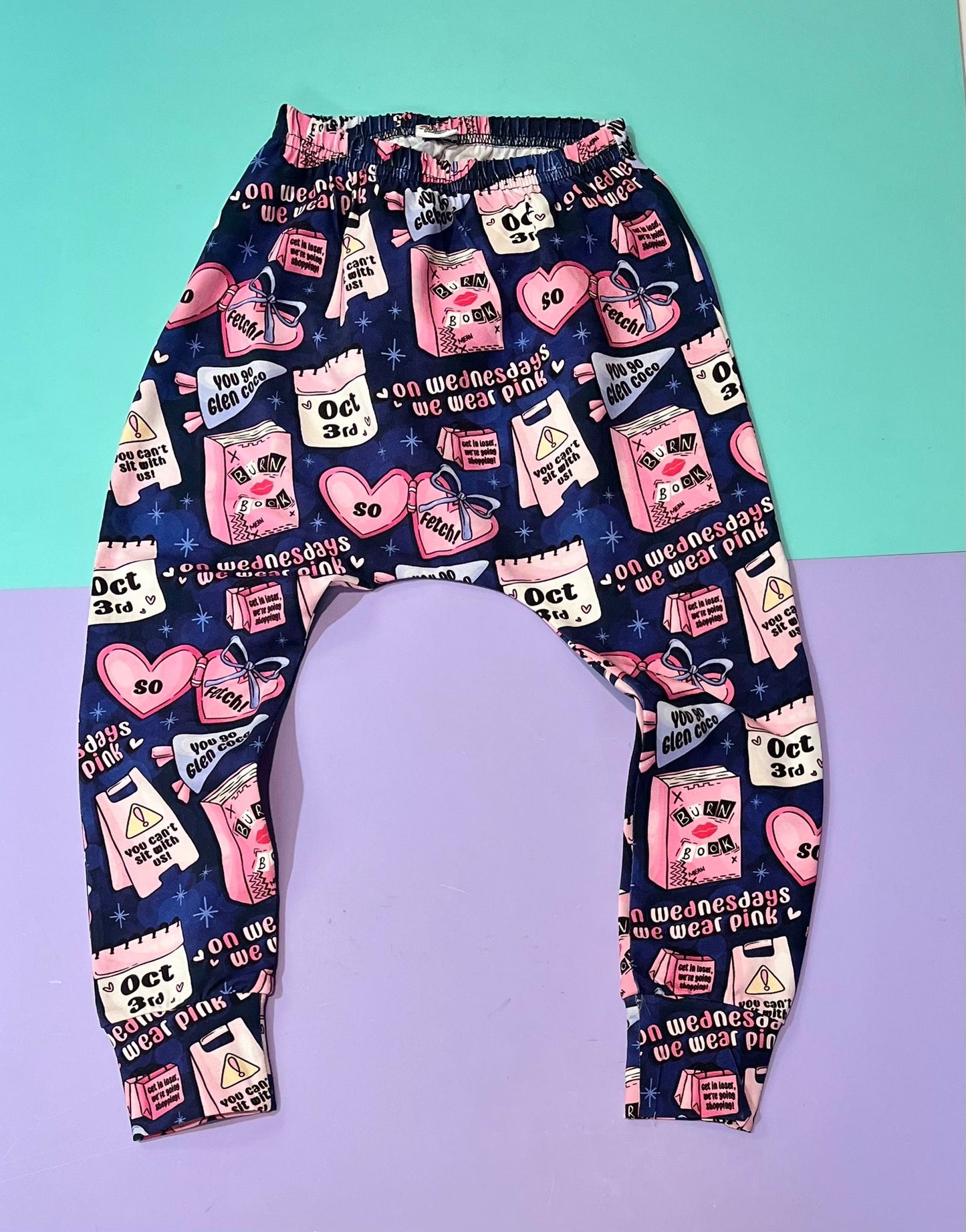 We Wear Pink Baggy Harems - Ready Made