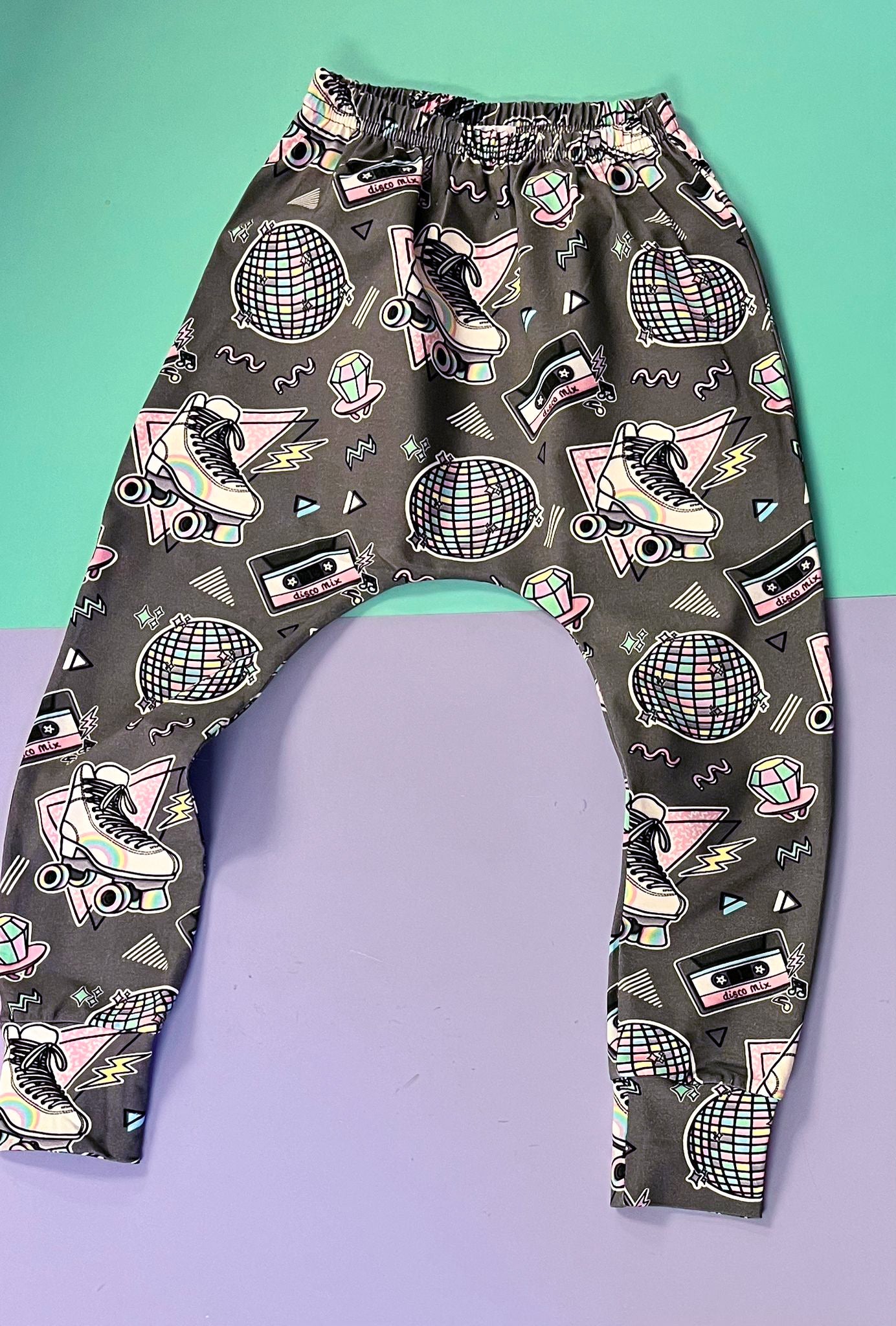Roller Disco Baggy Harems - Ready Made