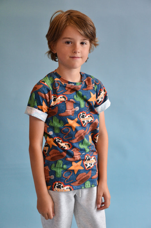 Pre Made Cowboy Friends Relaxed Tee