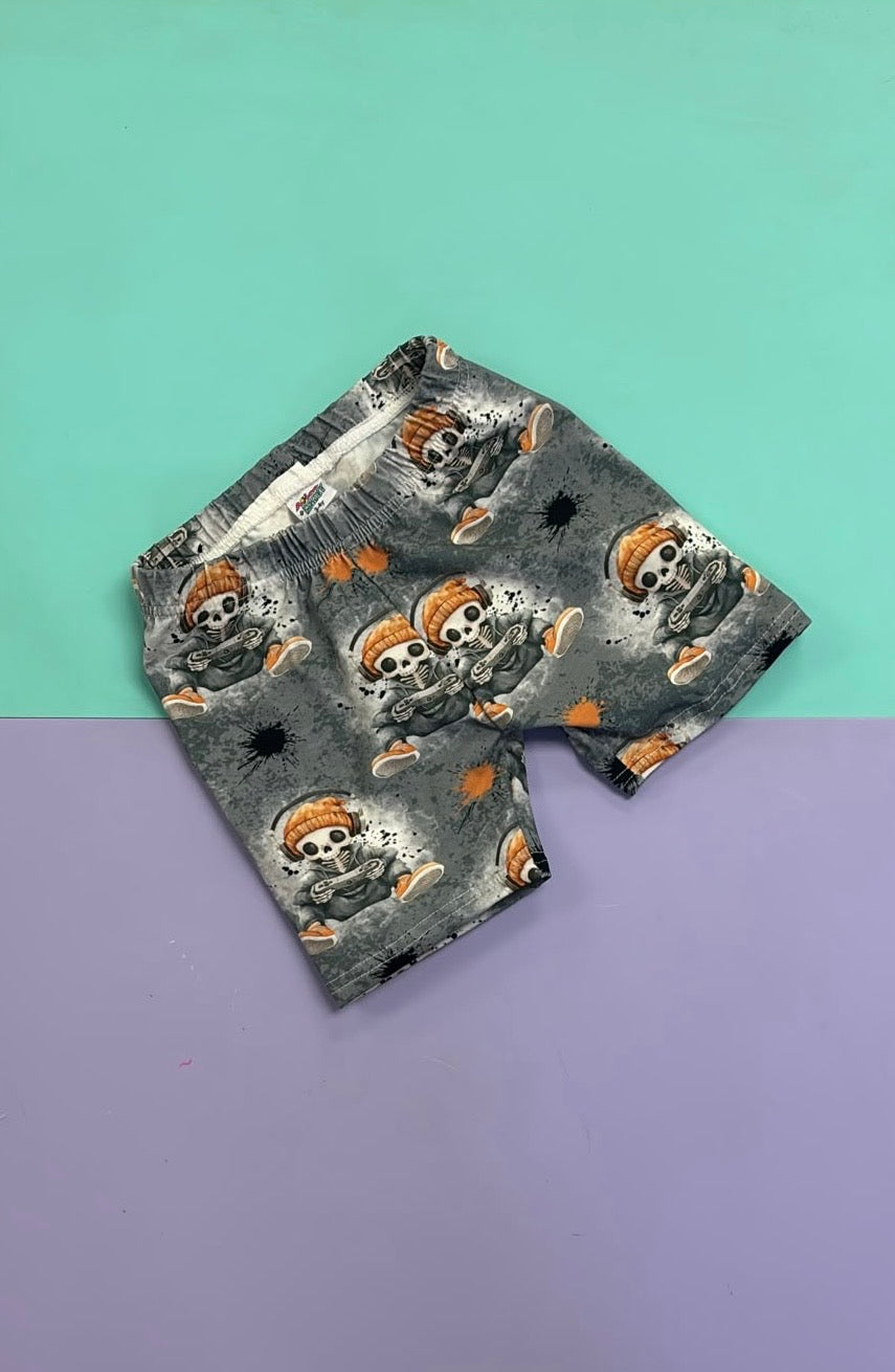 Pre Made Skele Rocker Cycle Shorts