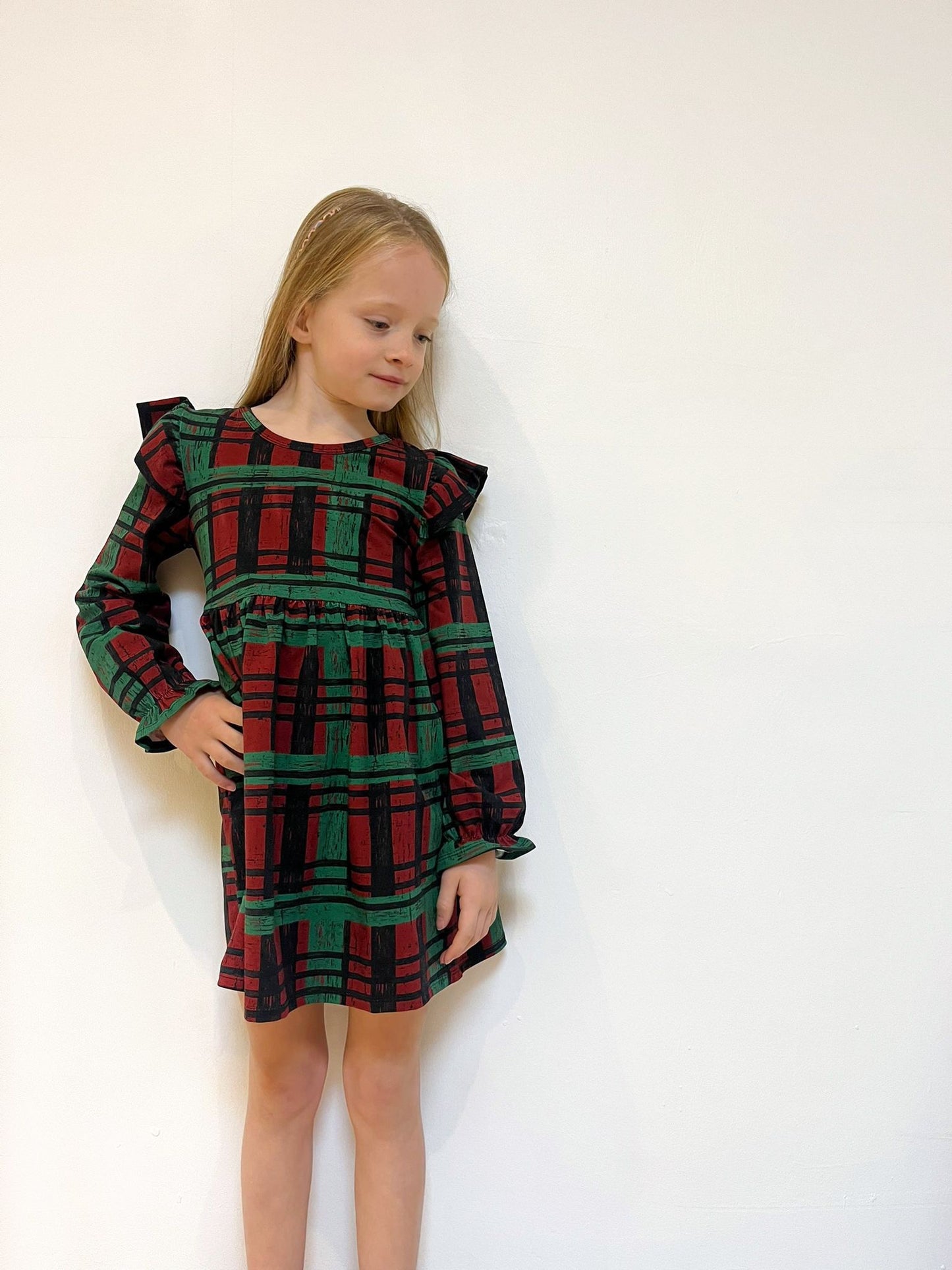 Pre Made Grunge Check Ruffle Dresses - Rebel Cute Edition