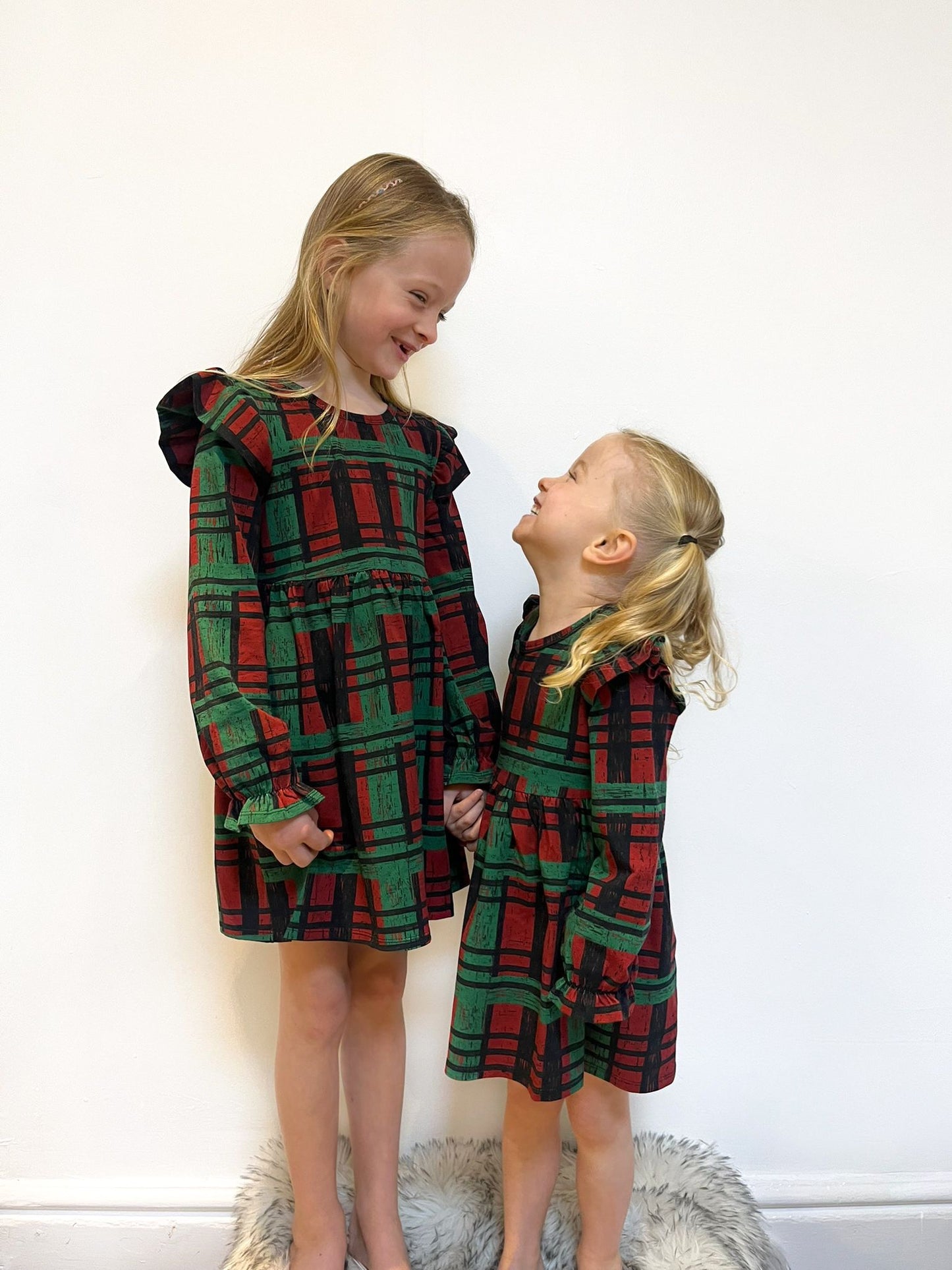 Pre Made Grunge Check Ruffle Dresses - Rebel Cute Edition