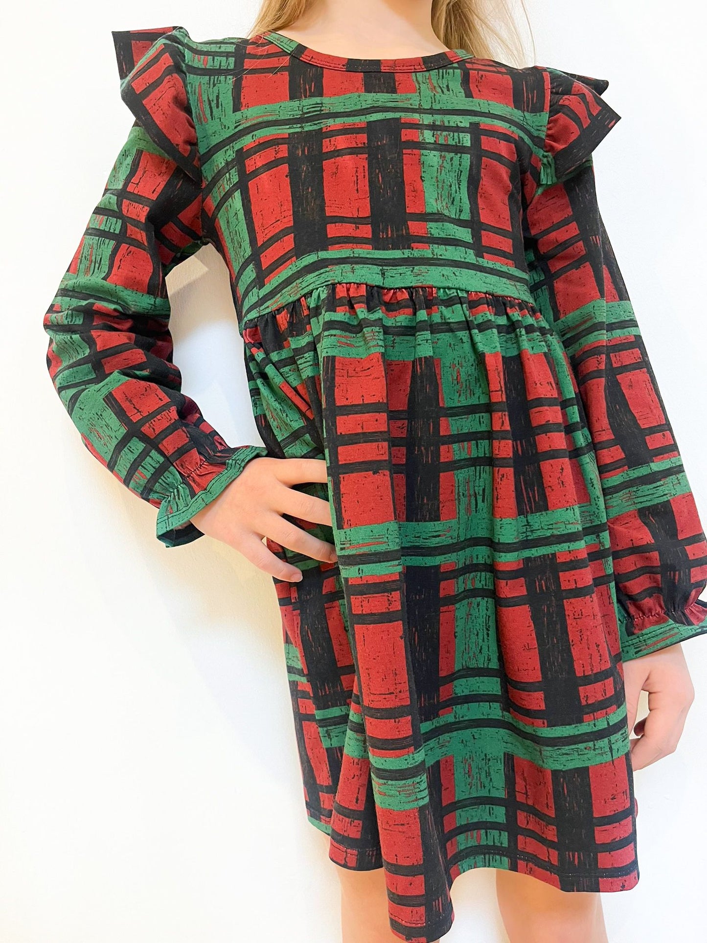 Pre Made Grunge Check Ruffle Dresses - Rebel Cute Edition