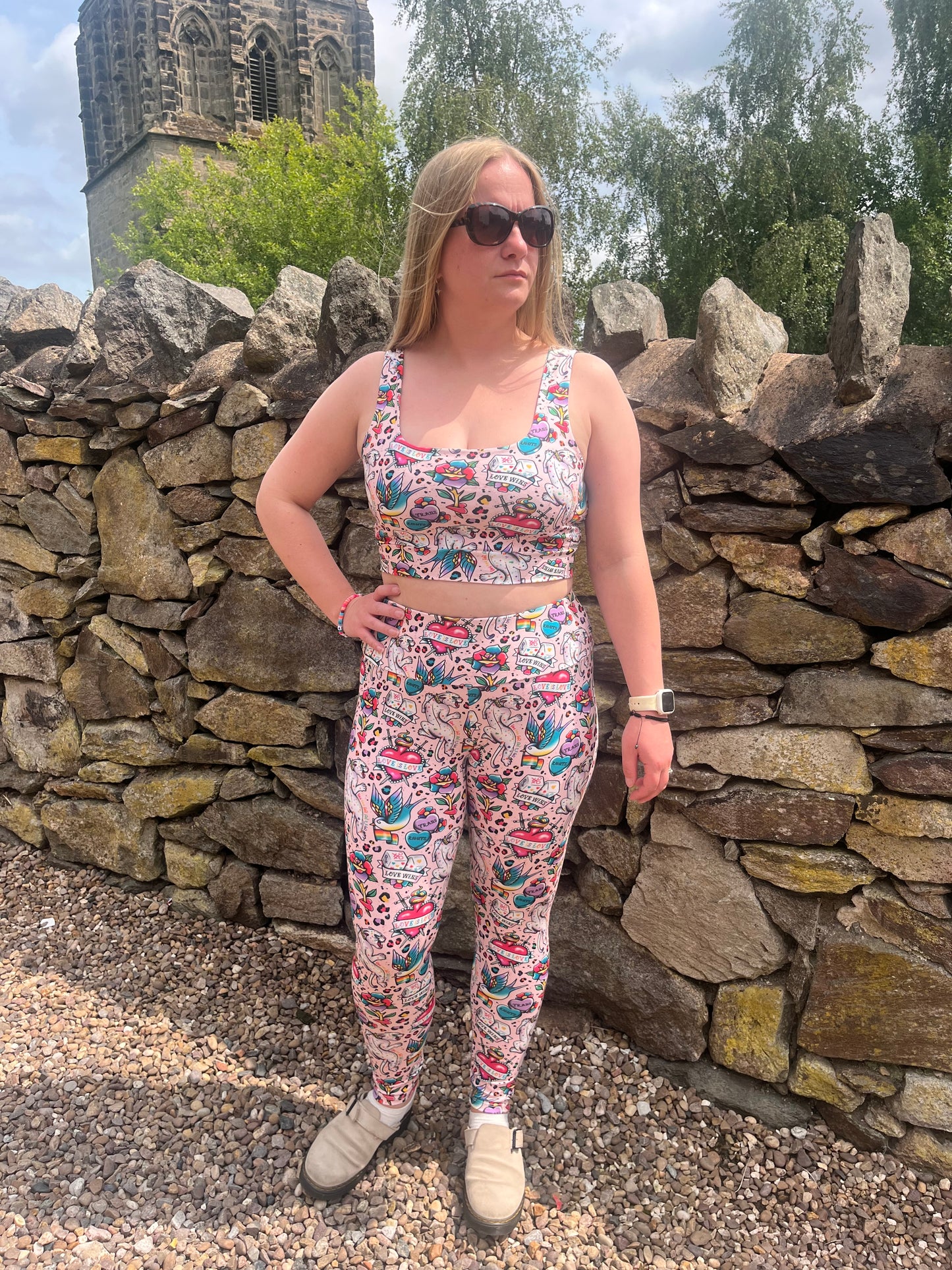 Pre Made Comfy Adult Crop Top - Pride Tatz