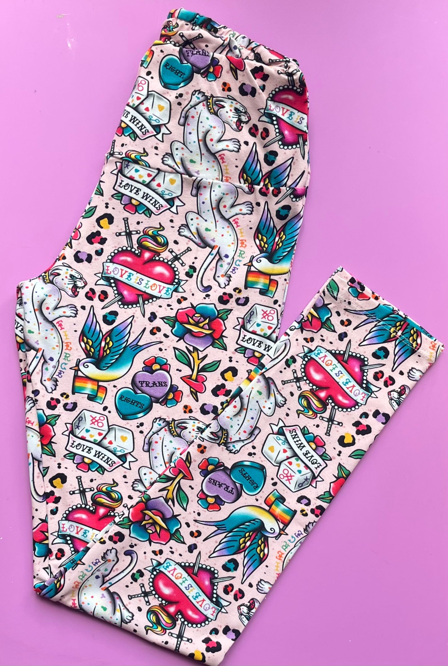 Pre Made Comfy Adult Leggings - Pride Tatz