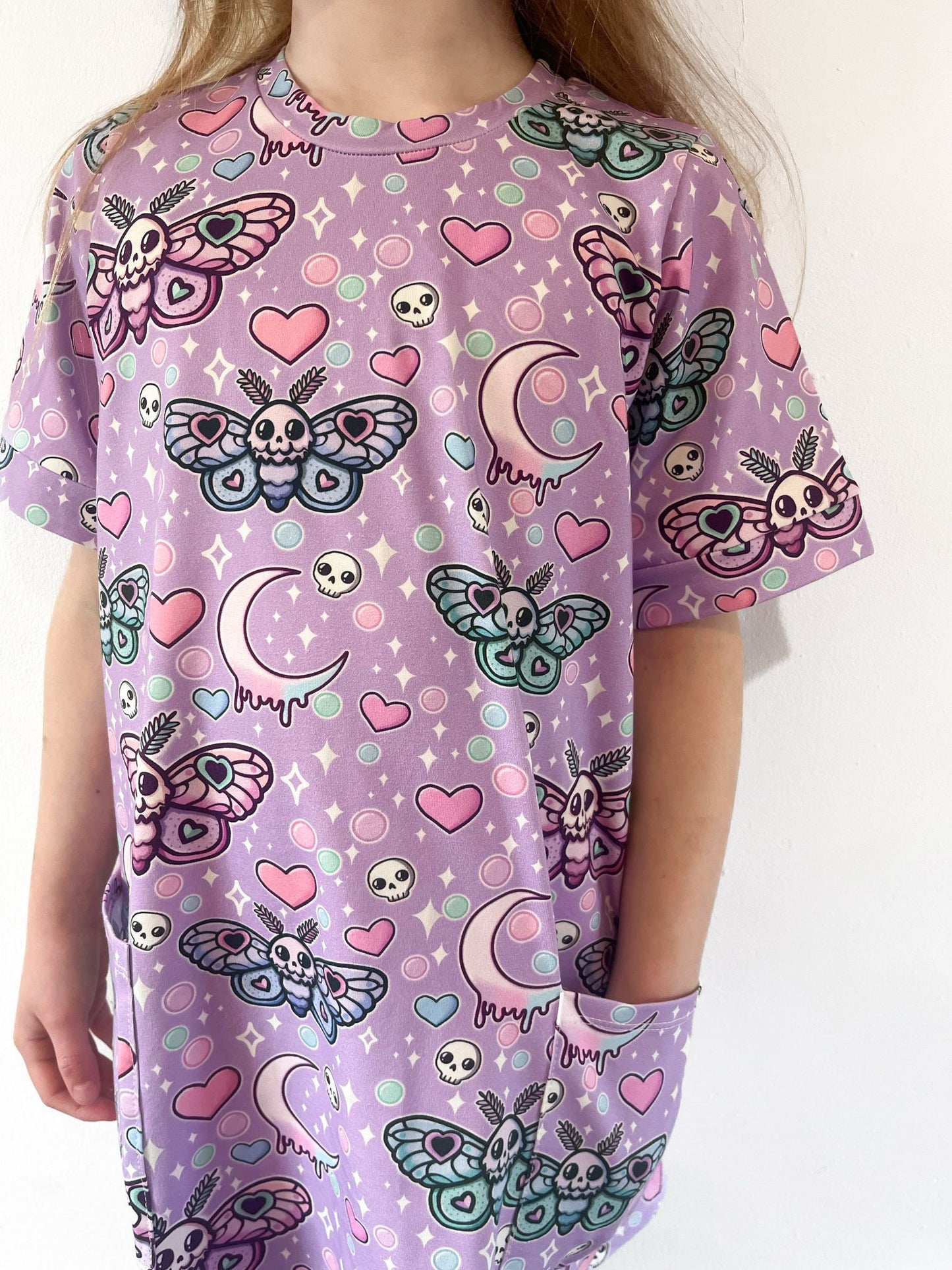 Pre Made Pastel Death Moth Smock Dress