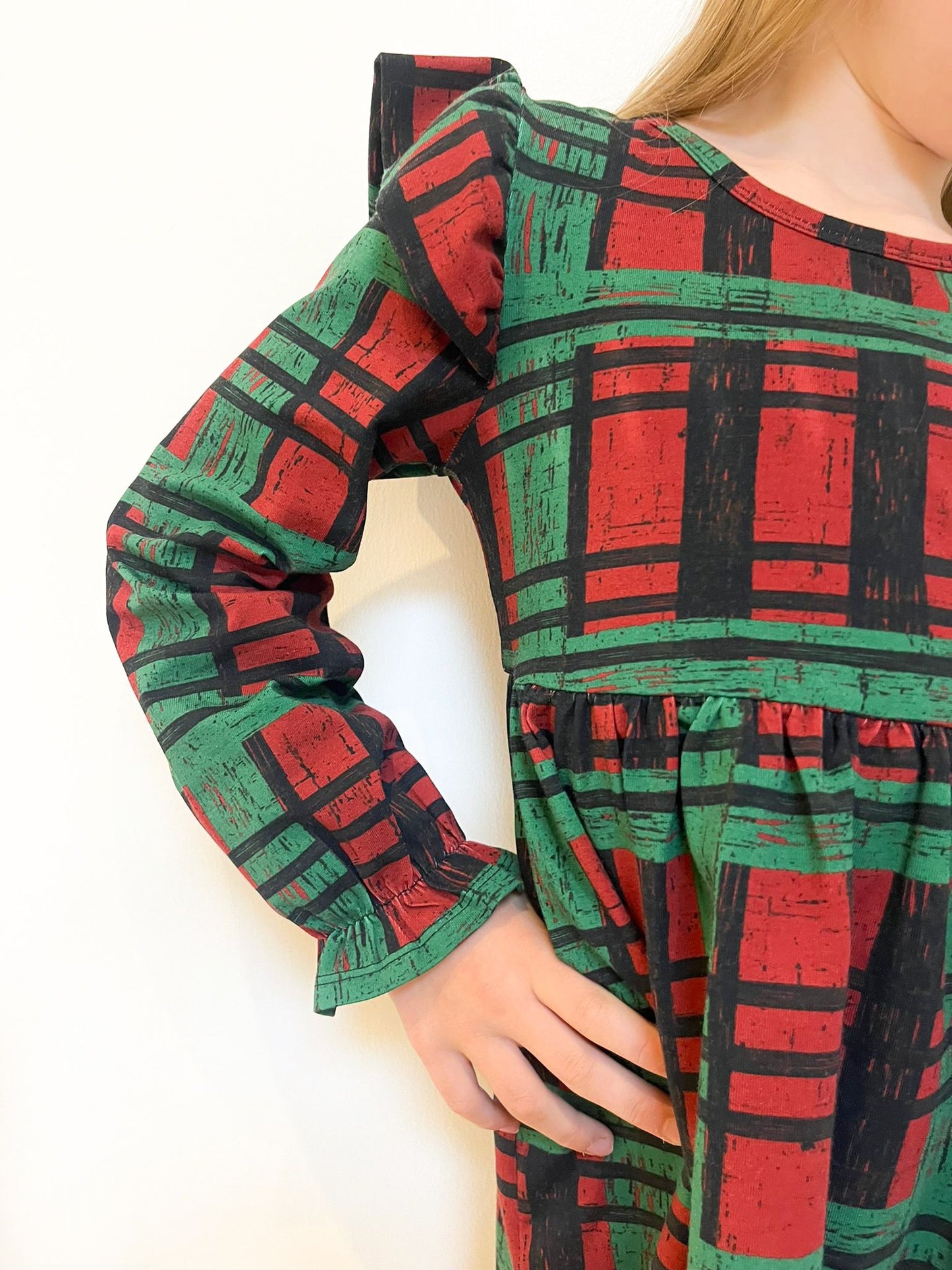 Pre Made Grunge Check Ruffle Dresses - Rebel Cute Edition