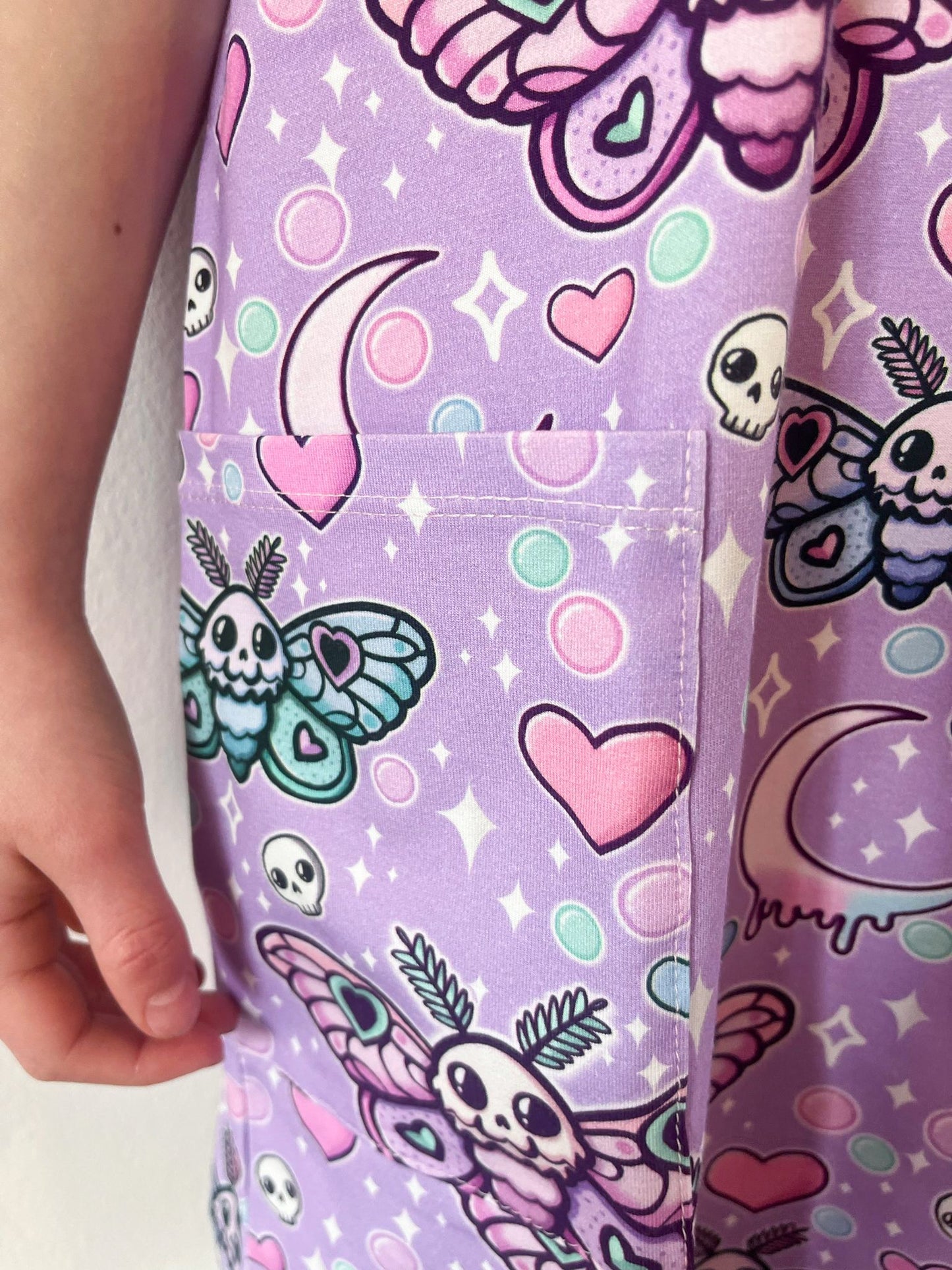 Pre Made Pastel Death Moth Smock Dress