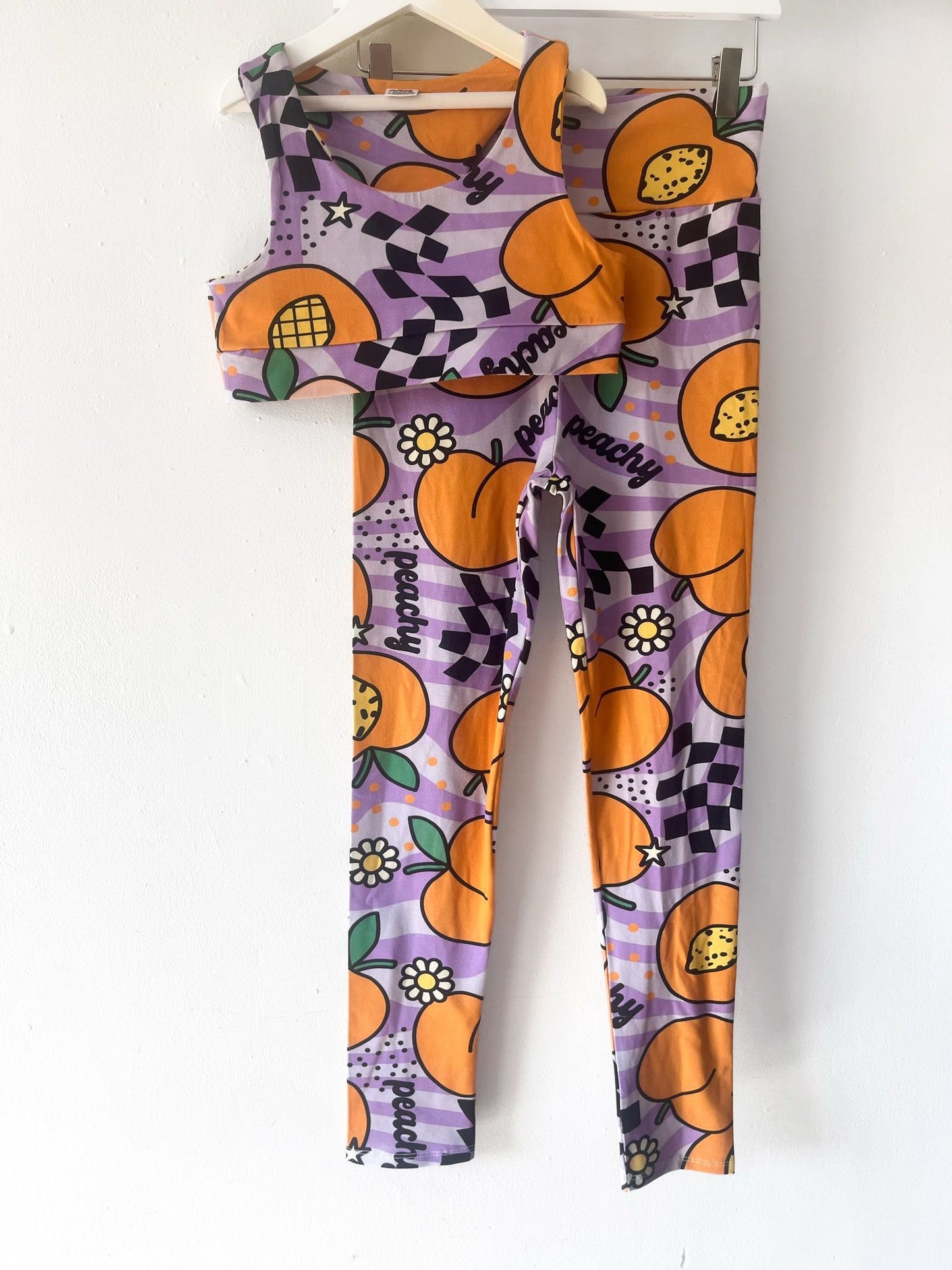 Pre Made Comfy Adult Leggings - Peachy