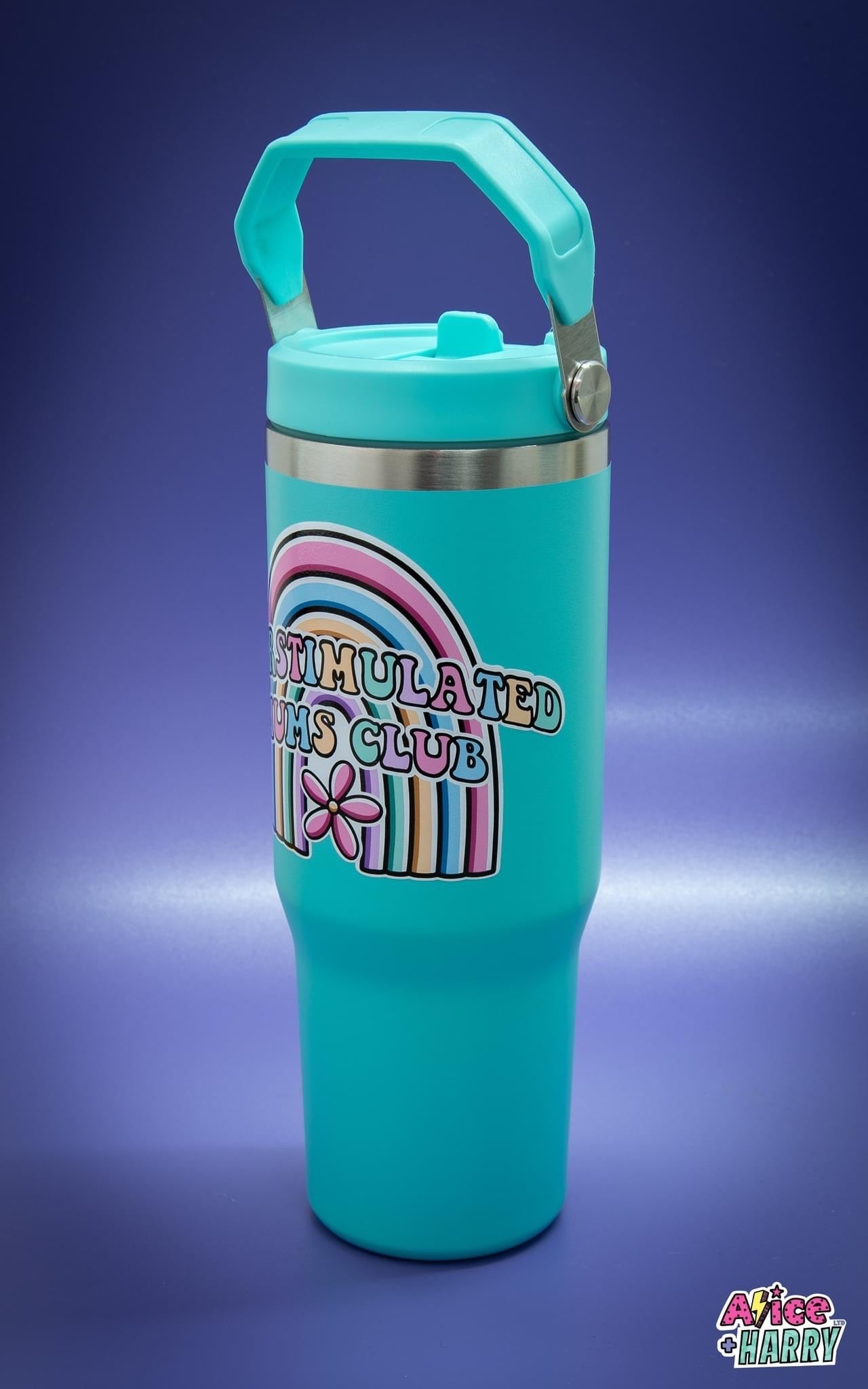 Overstimulated Mums Club Thermal 30oz Flask