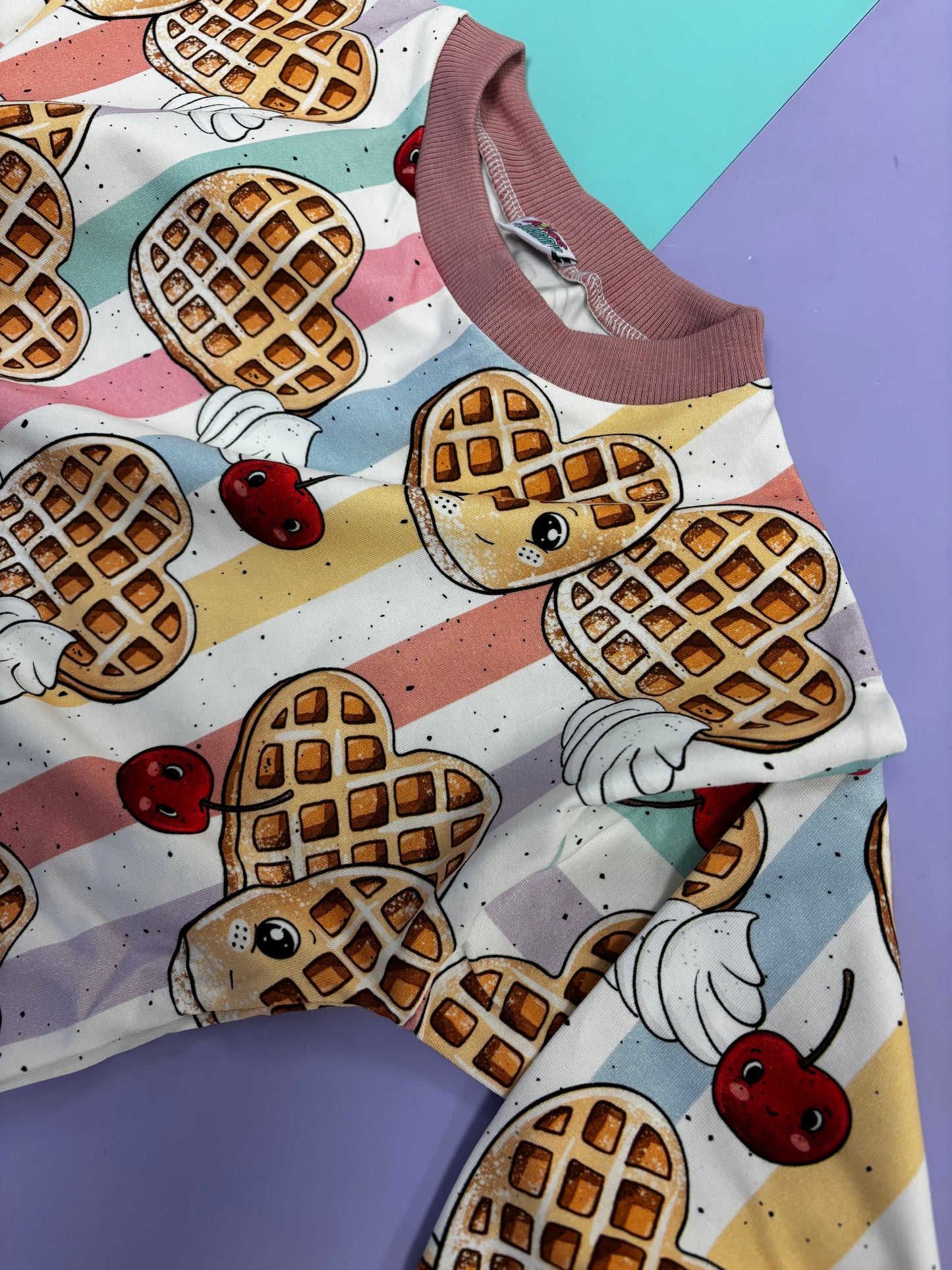 Pre Made Waffle Slouchy Sweater