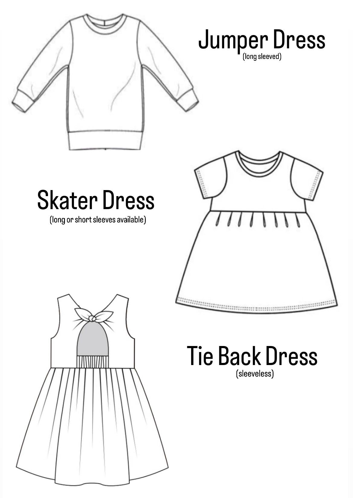 Little Rocker Dresses (All Styles)