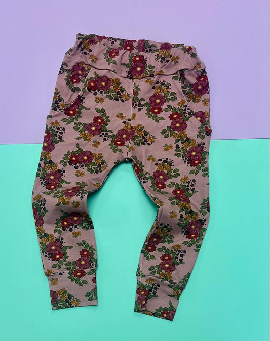 Pre Made Lilac Wildflowers Joggers