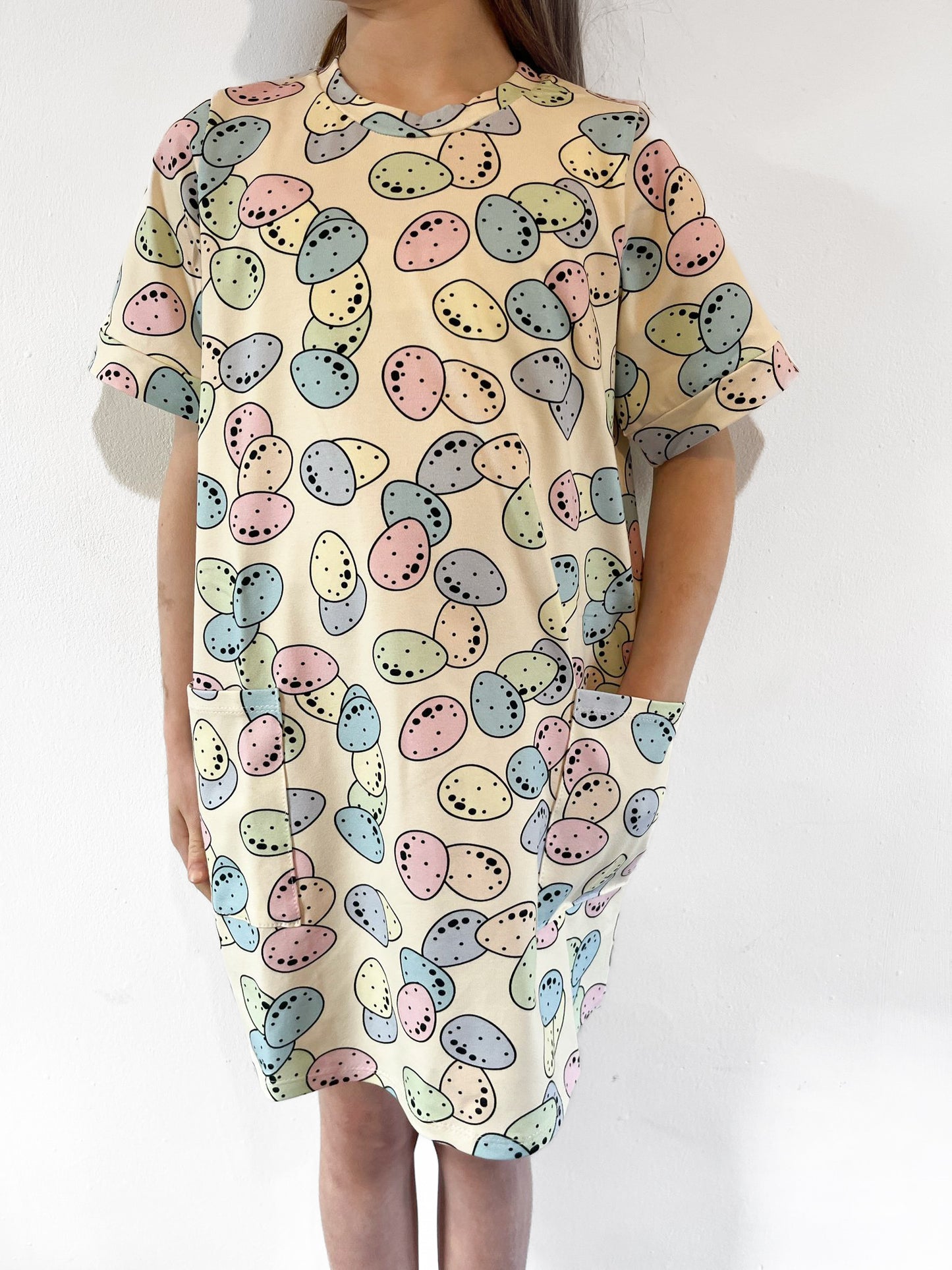 Pre Made Chocolate Egg Smock Dress