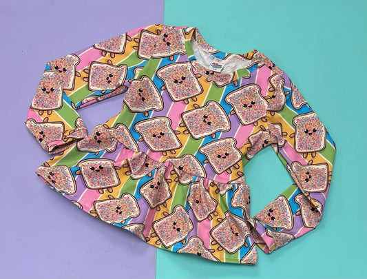 Sprinkle Toast T-Shirts, Peplums and Vests (All Styles)