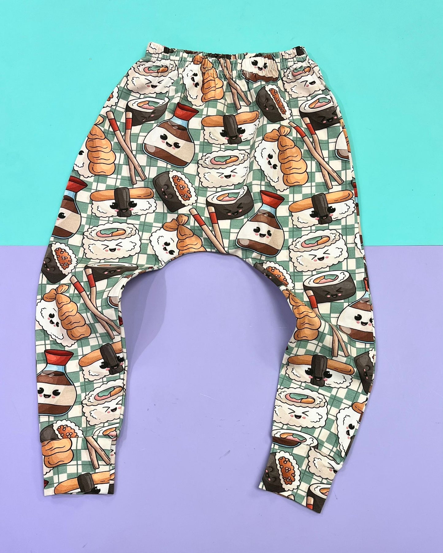 Kawaii Sushi Baggy Harems - Ready Made