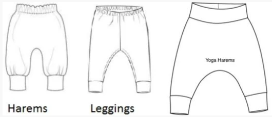 Colour Block Leggings or Harems (up to 5-6)