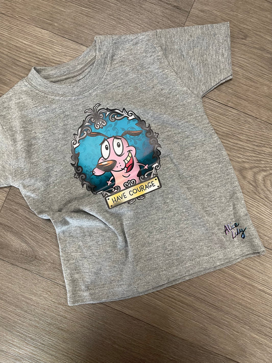 Pre Made Have Courage Printed Tees