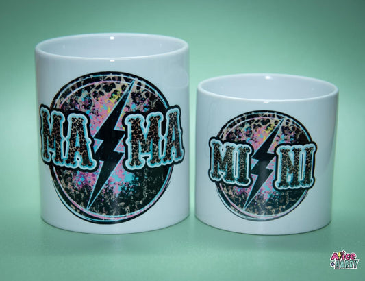 Mama and Mini Bolt Mugs