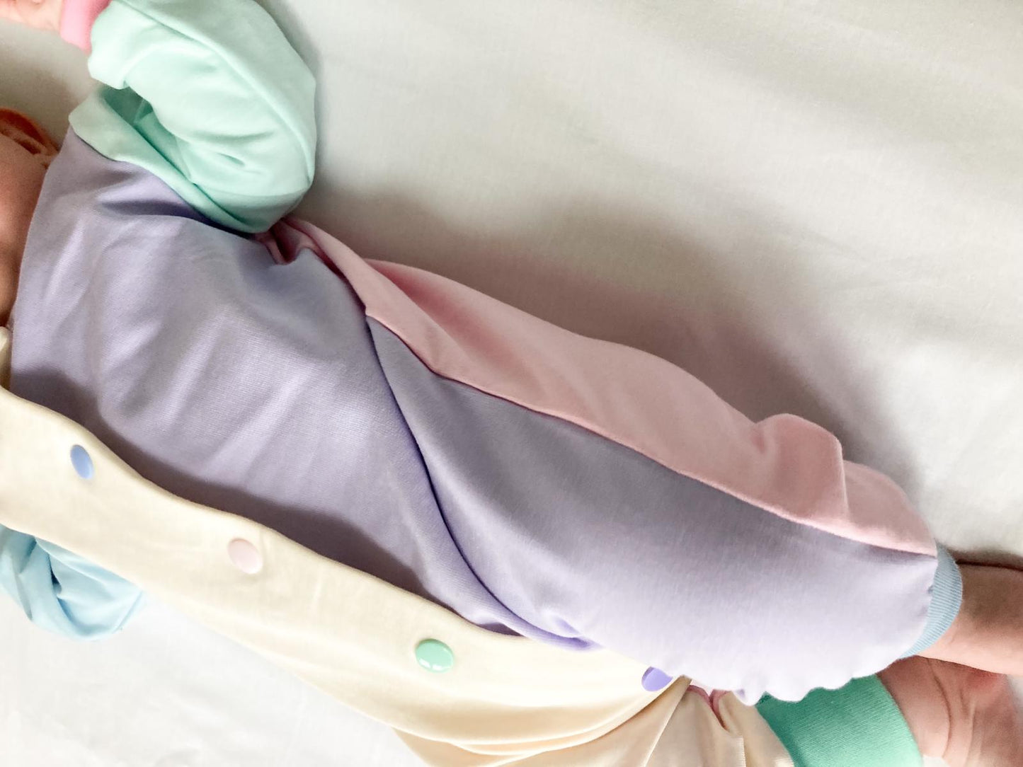 Colour Block Sleeved Romper