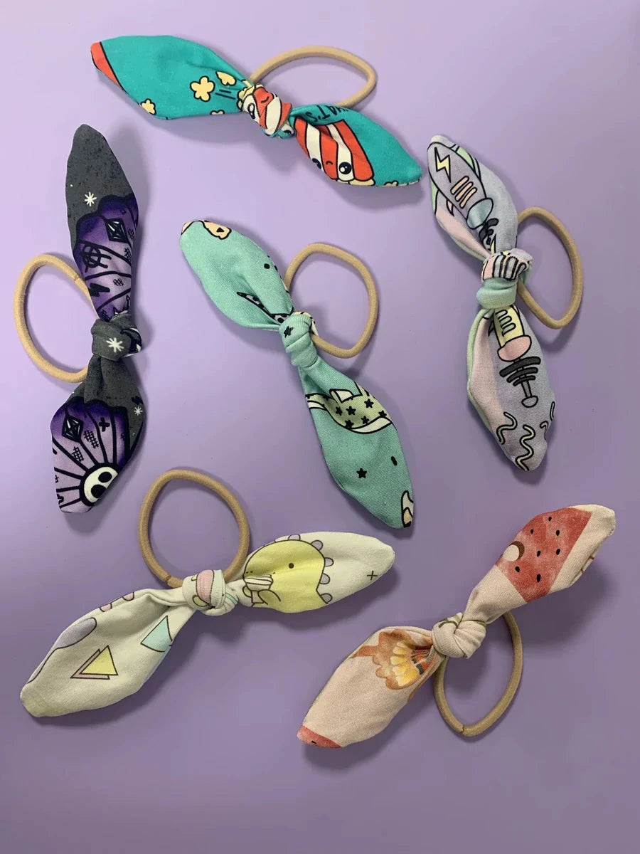 SCRAP BUSTING! Surprise Oversized Bows, Bow Bobbles, Topknots and Cozy Headbands