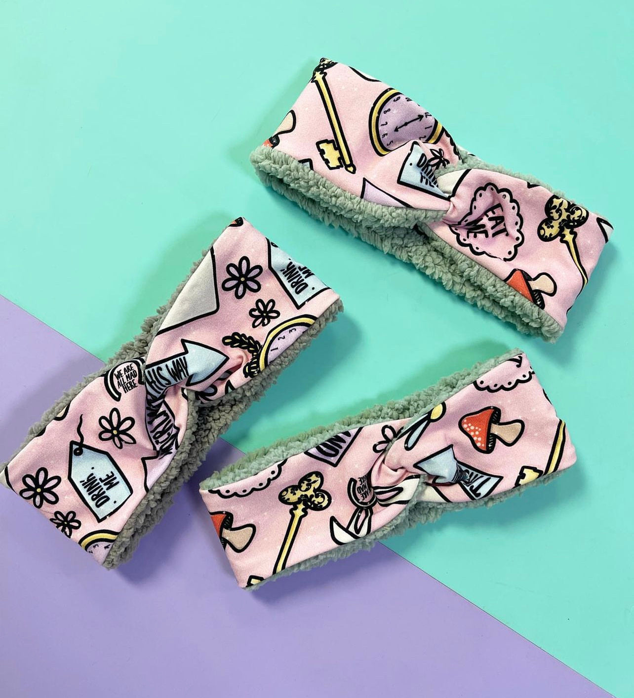 Surprise Cozy Headband / Topknot / Bow Bobbles!