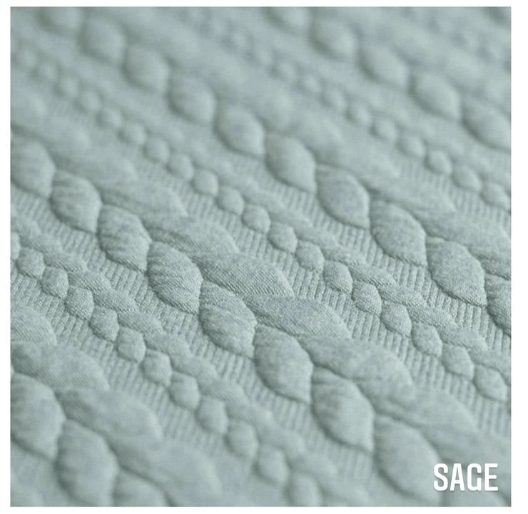 Cable Knit Overall Rompers