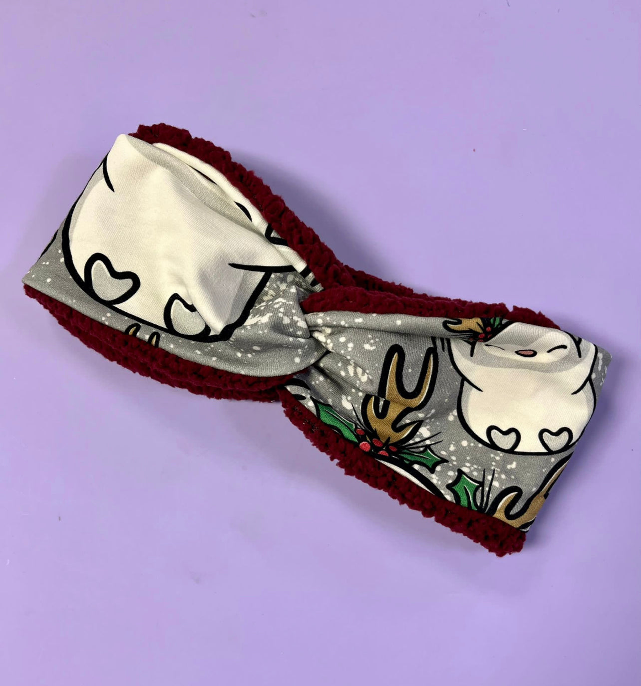 Surprise Cozy Headband / Topknot / Bow Bobbles!