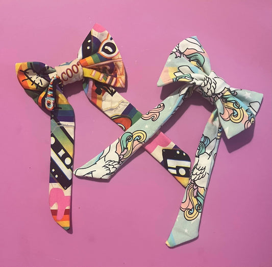SCRAP BUSTING! Surprise Oversized Bows, Bow Bobbles, Topknots and Cozy Headbands