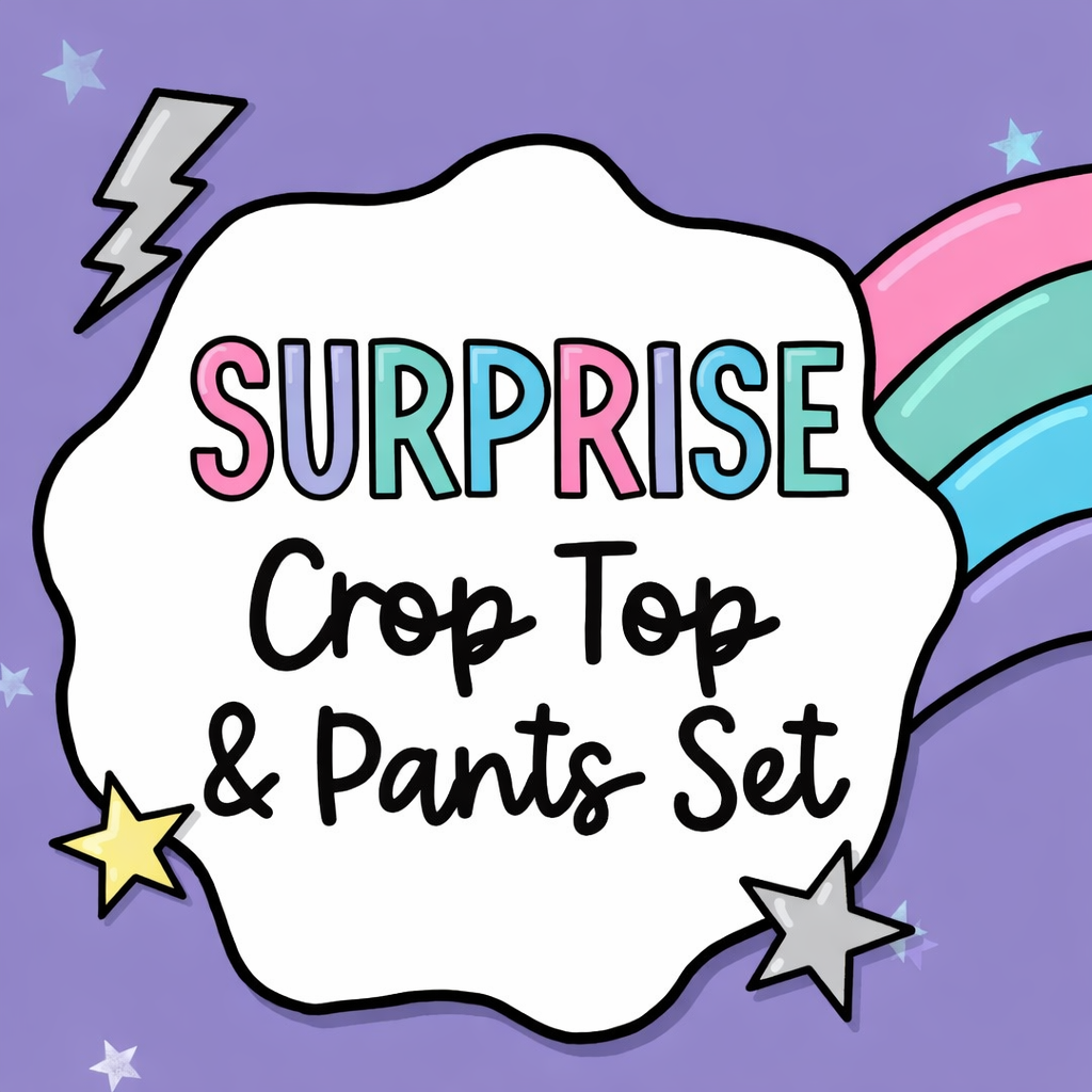 Surprise Adult Crop Top And Pants Set