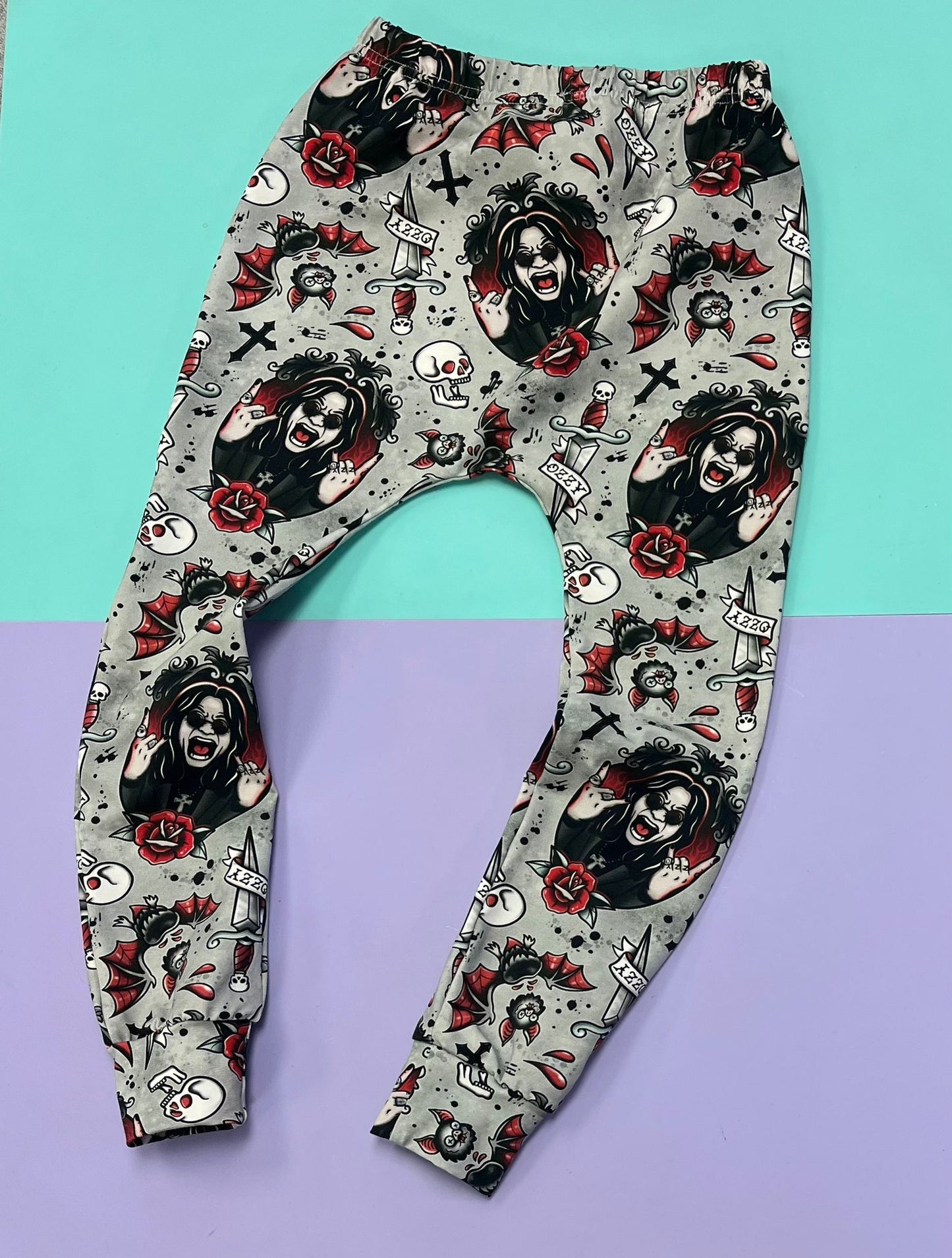 Pre Made Prince Of Darkness Grey Leggings