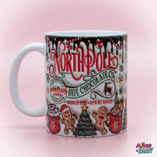 Christmas North Pole Mugs