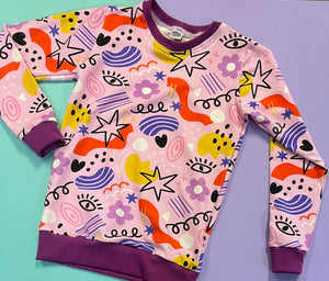 Retro Doodles Sweatshirts