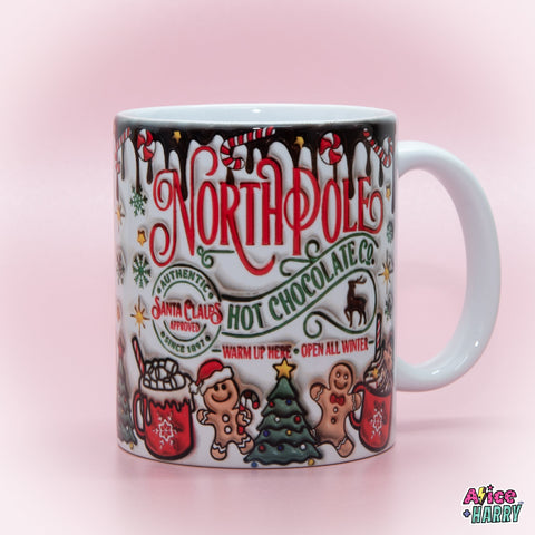 Christmas North Pole Mugs