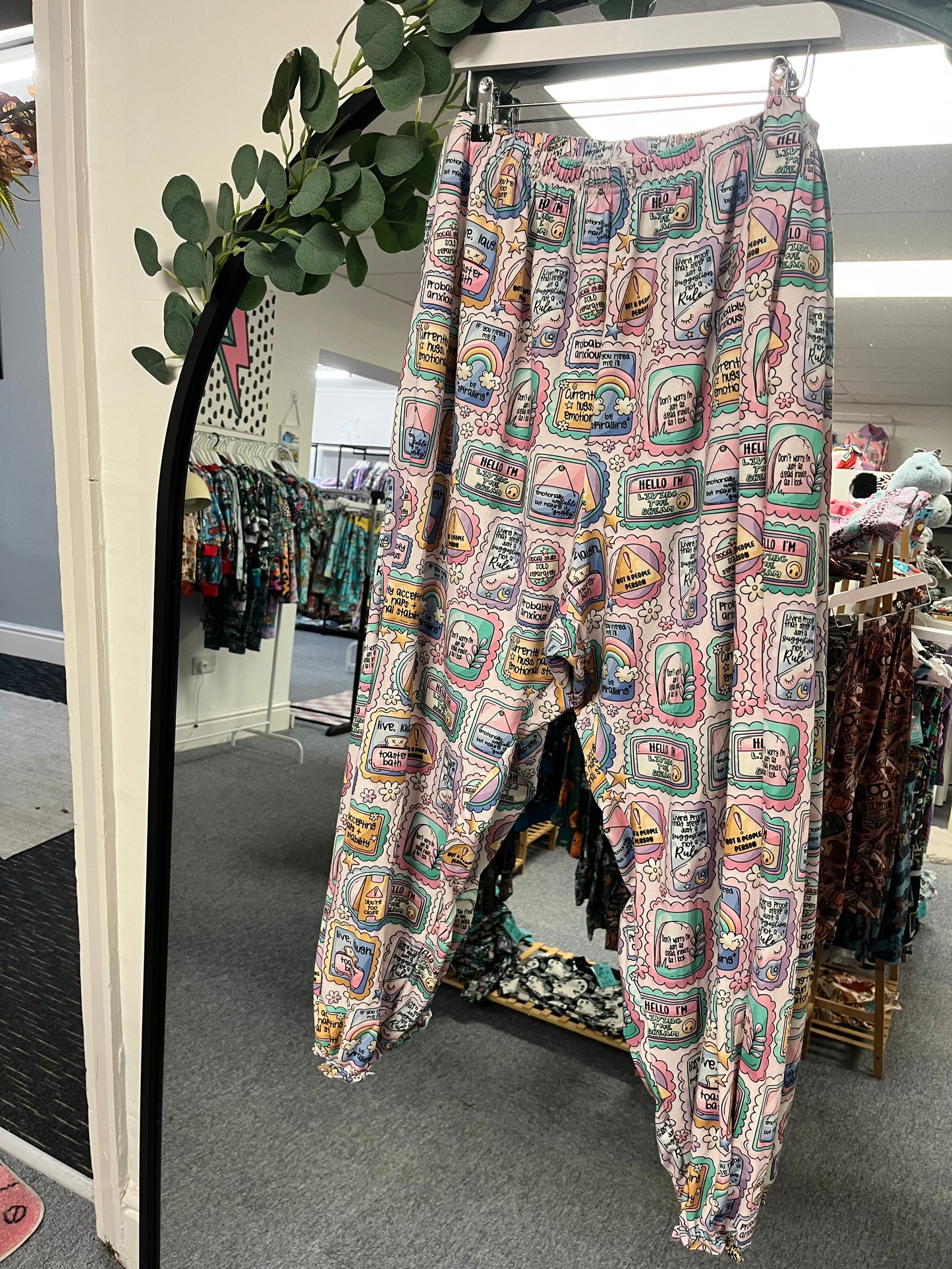 Probably anxious baggy trousers XL elastic ankles pre made