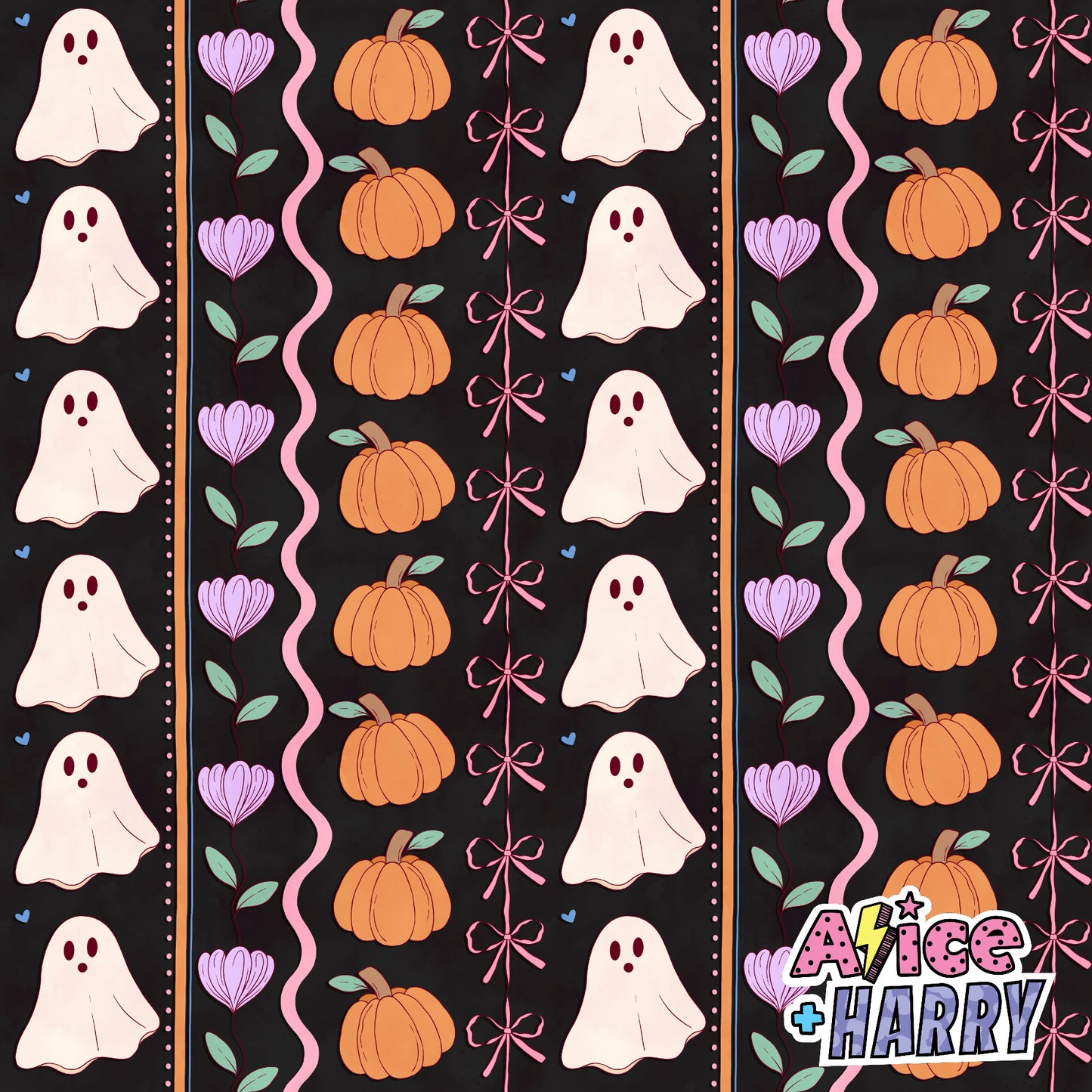 Ghost Dainty Stripes Adult Thongs