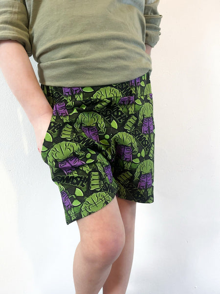 Pre Made Green Man Jogger Shorts