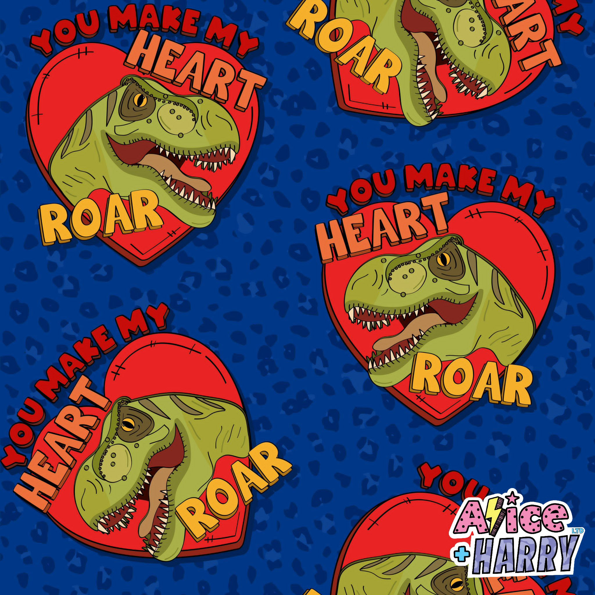 Heart Roar Adult Crop Top