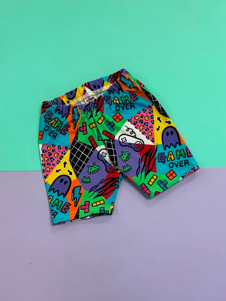 Pre Made Bright Bit Cycle Shorts
