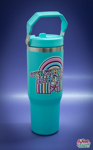 Overstimulated Mums Club Thermal 30oz Flask