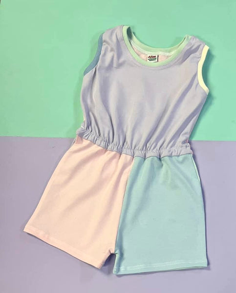 Pastel Block Playsuit