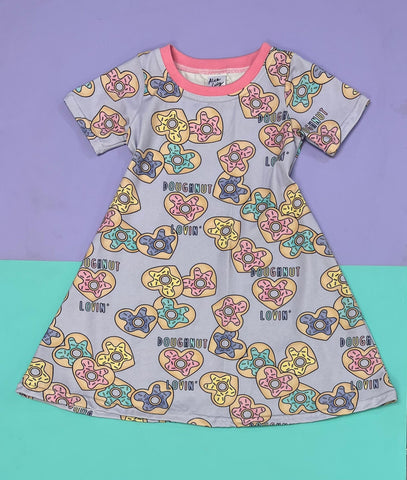 Pre Made Doughnut Lovin’ Swing Dress